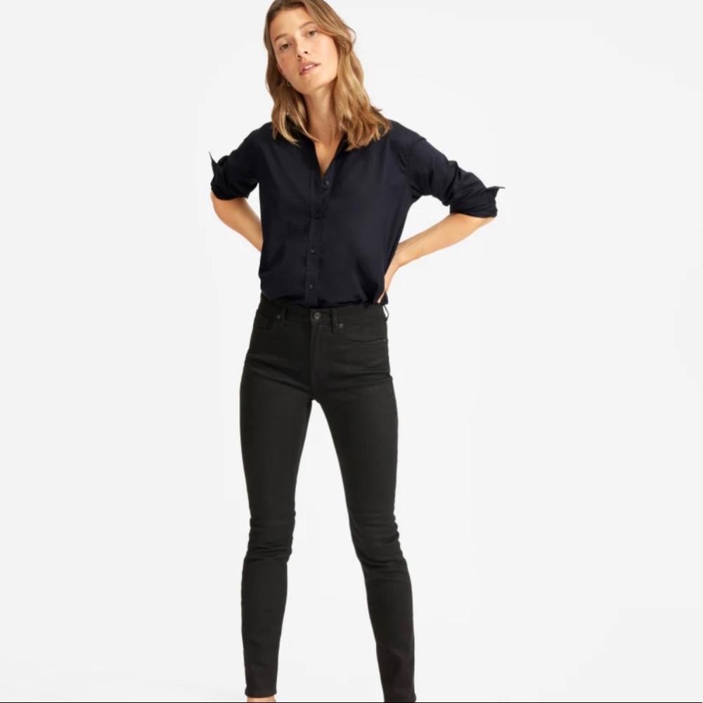 Everlane Black Skinny Jeans Size 24